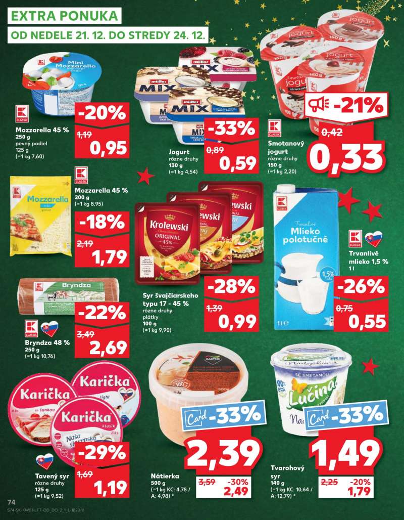 Kaufland Szlovákia Akciós Újság 74 oldal