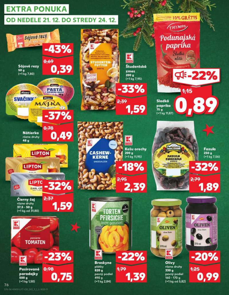 Kaufland Szlovákia Akciós Újság 76 oldal