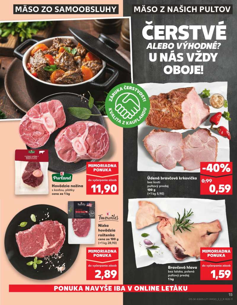 Kaufland Szlovákia Akciós Újság 15 oldal