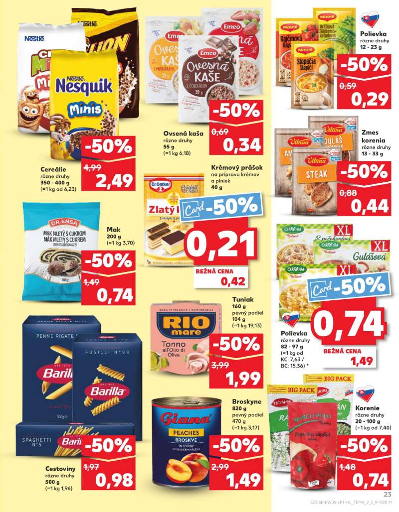 Kaufland Szlovákia Akciós Újság 23 oldal