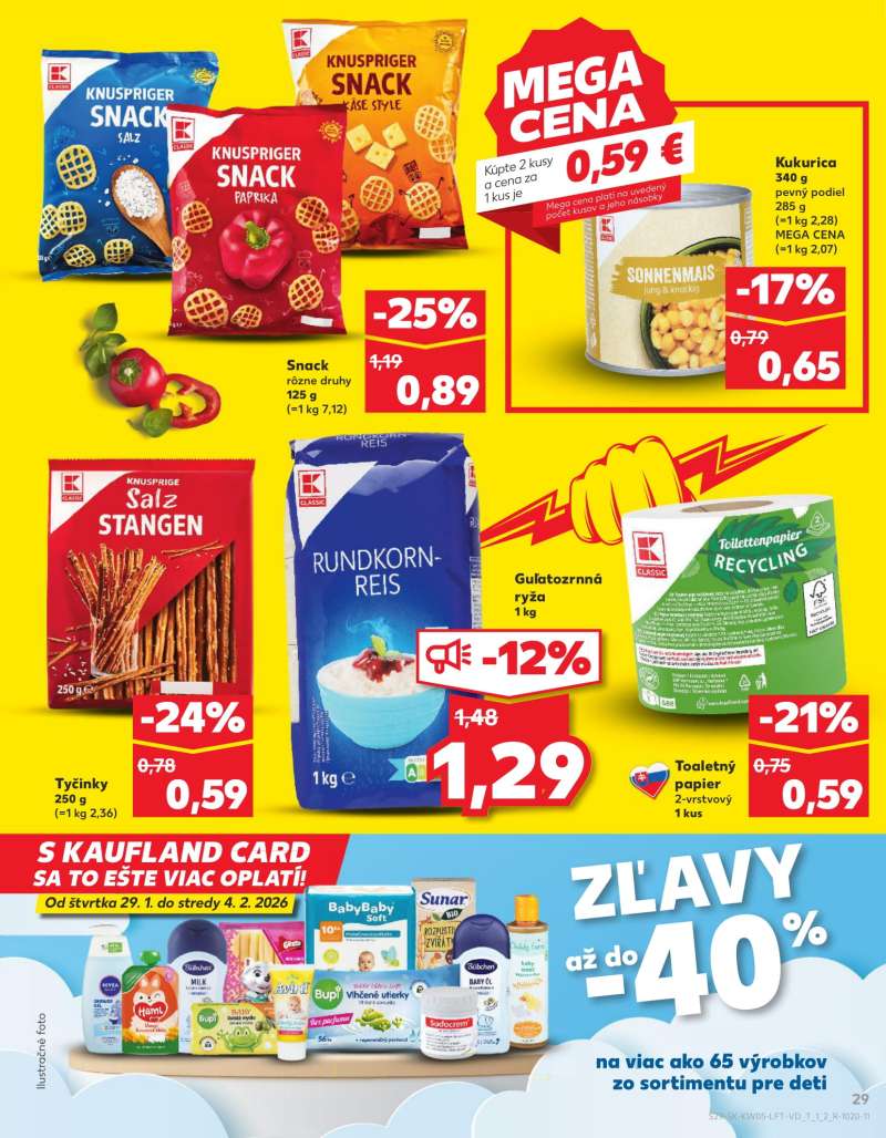 Kaufland Szlovákia Akciós Újság 29 oldal