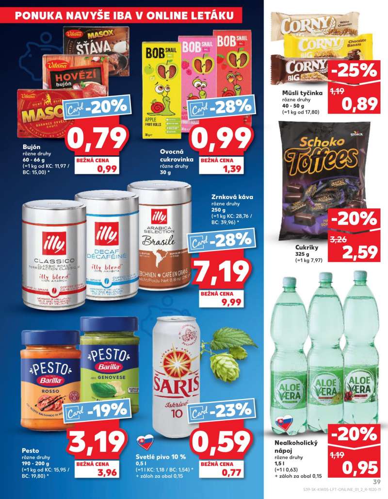 Kaufland Szlovákia Akciós Újság 39 oldal