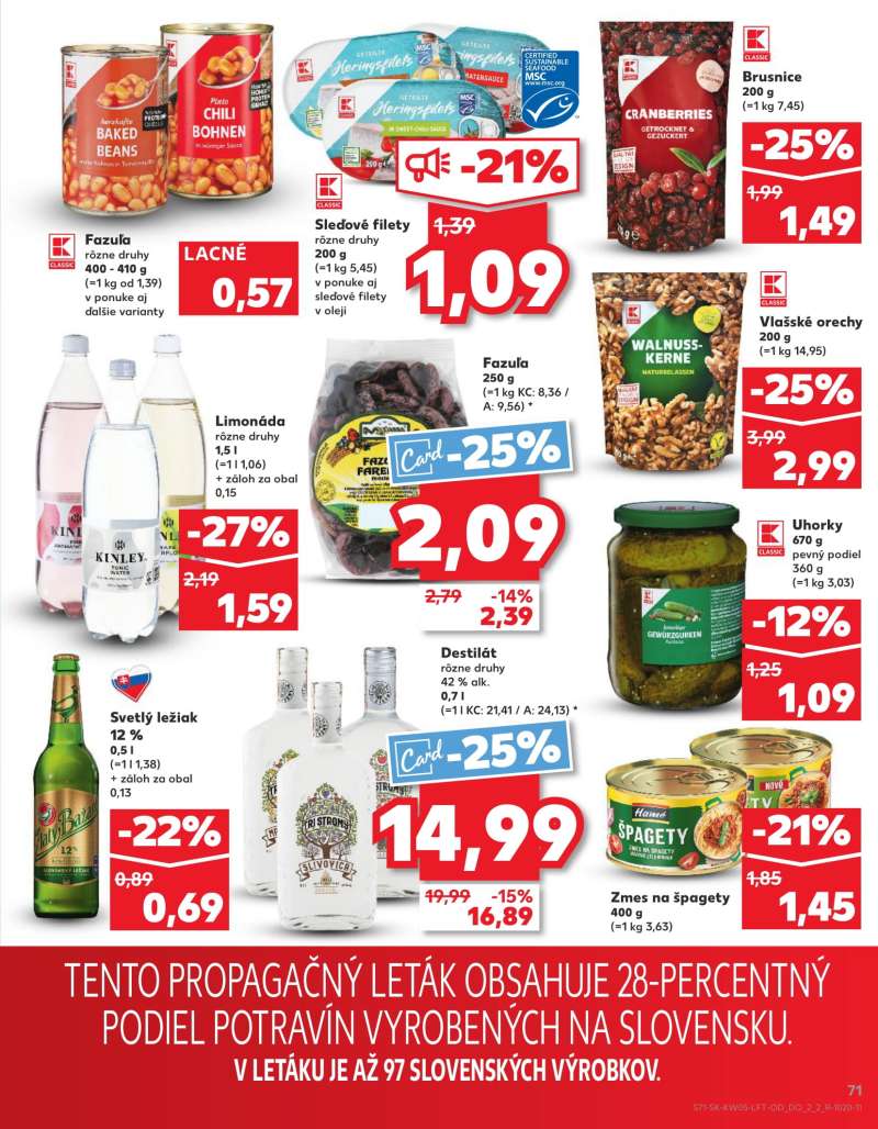 Kaufland Szlovákia Akciós Újság 71 oldal