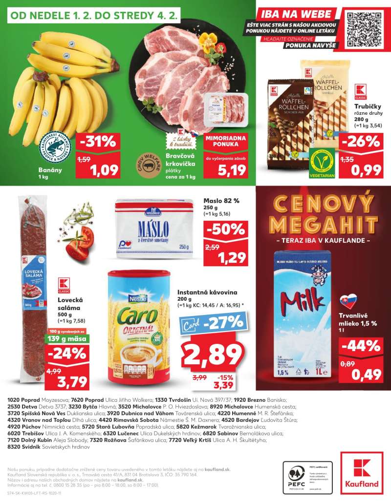 Kaufland Szlovákia Akciós Újság 74 oldal