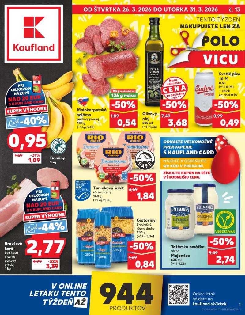 Kaufland Szlovákia Akciós Újság 1 oldal