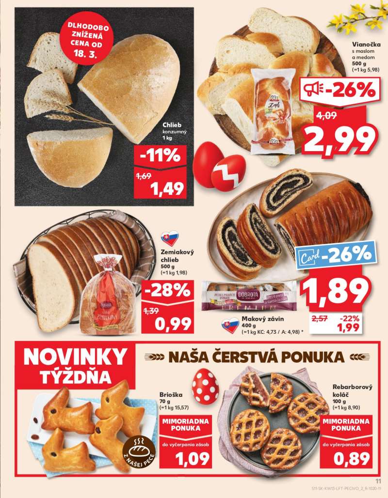 Kaufland Szlovákia Akciós Újság 11 oldal