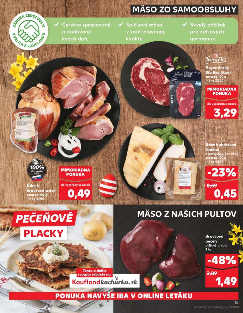 Kaufland Szlovákia Akciós Újság 15 oldal
