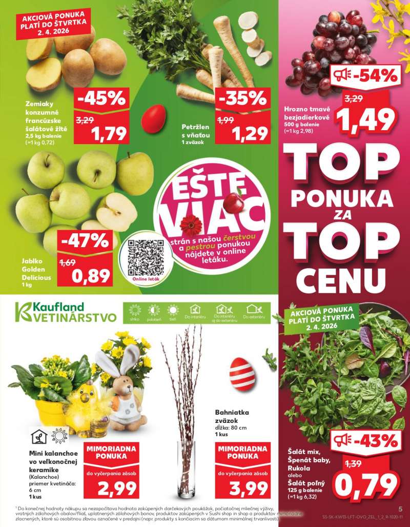 Kaufland Szlovákia Akciós Újság 5 oldal