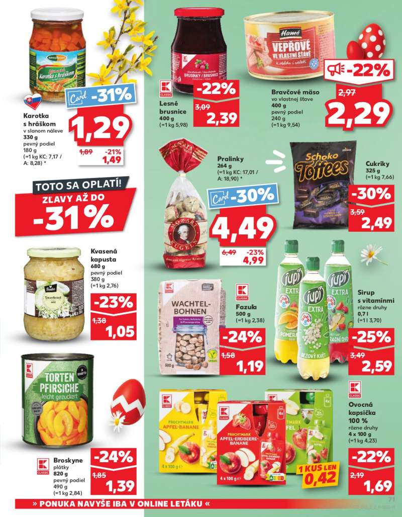 Kaufland Szlovákia Akciós Újság 71 oldal
