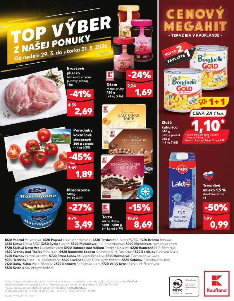 Kaufland Szlovákia Akciós Újság 72 oldal