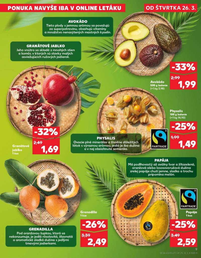 Kaufland Szlovákia Akciós Újság 9 oldal
