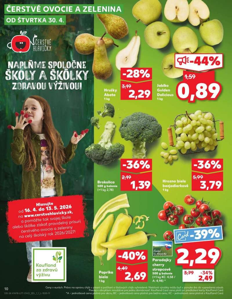Kaufland Szlovákia Akciós Újság 10 oldal
