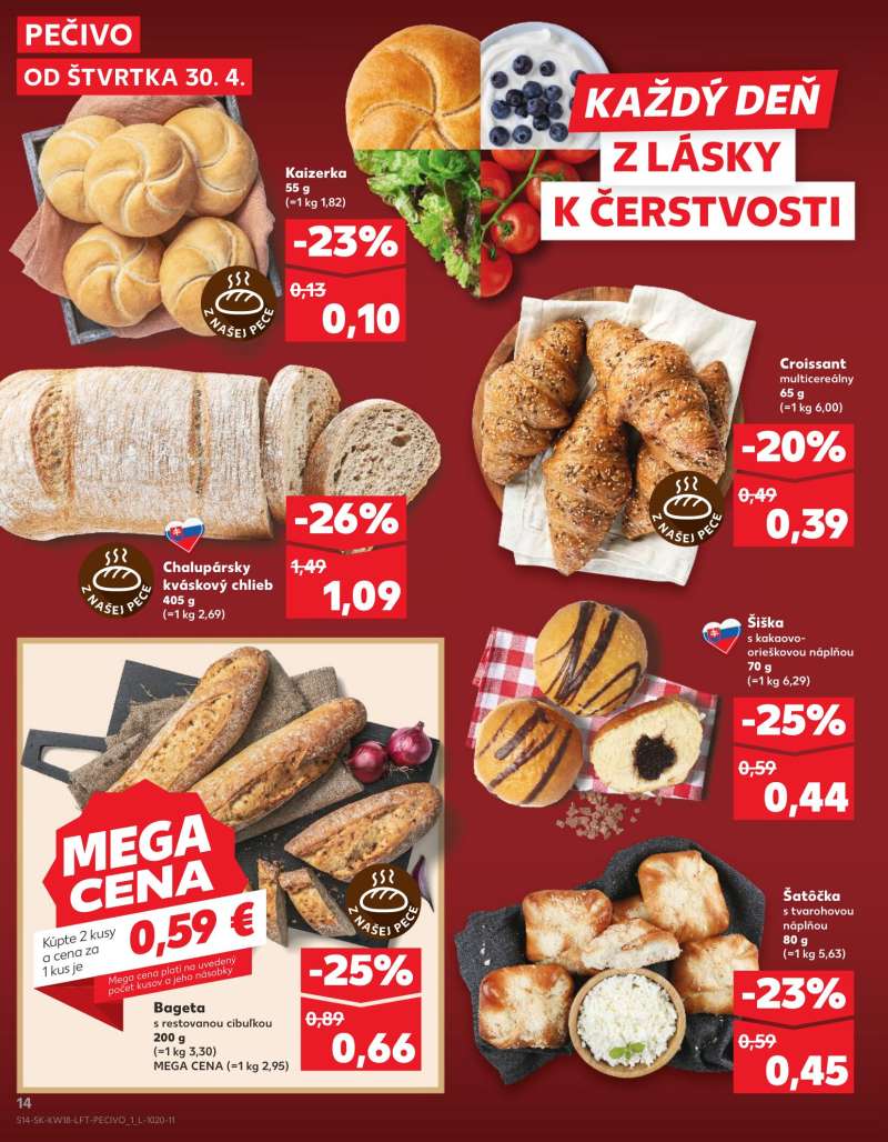 Kaufland Szlovákia Akciós Újság 14 oldal