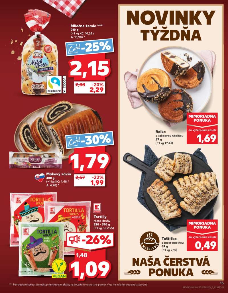 Kaufland Szlovákia Akciós Újság 15 oldal