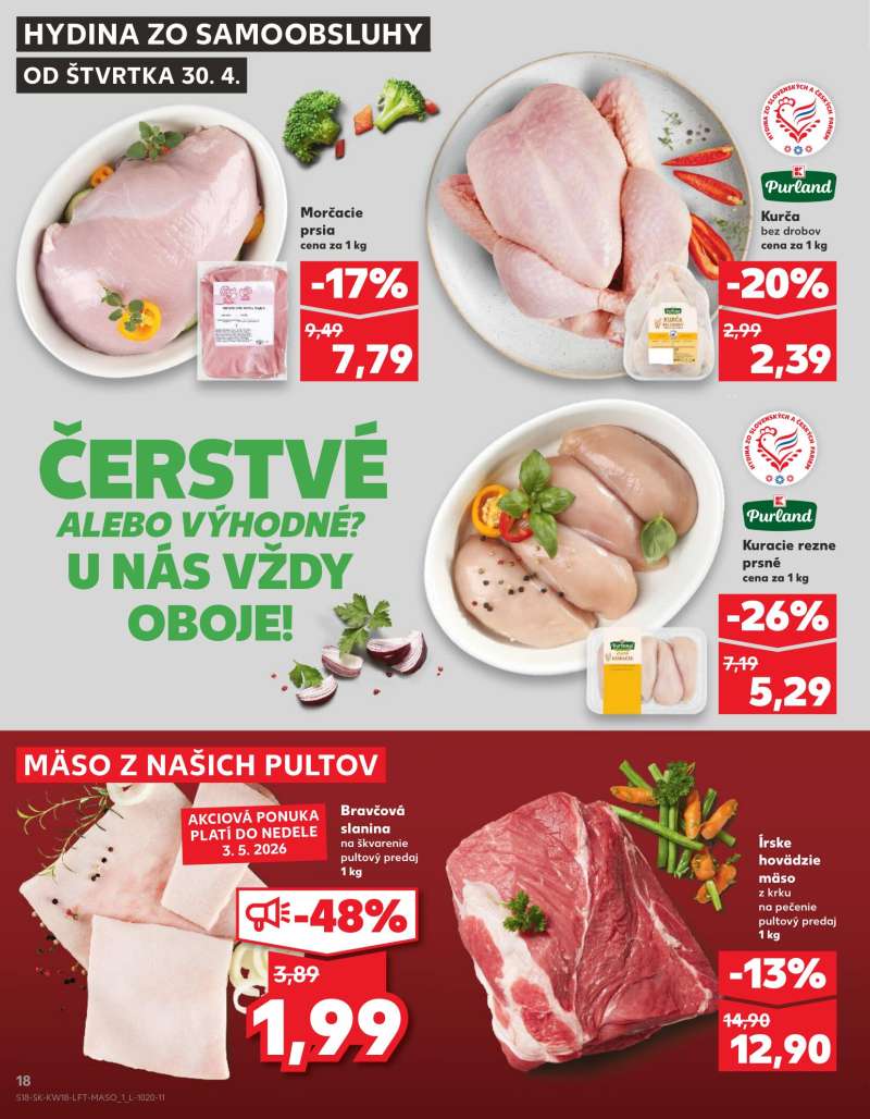 Kaufland Szlovákia Akciós Újság 18 oldal