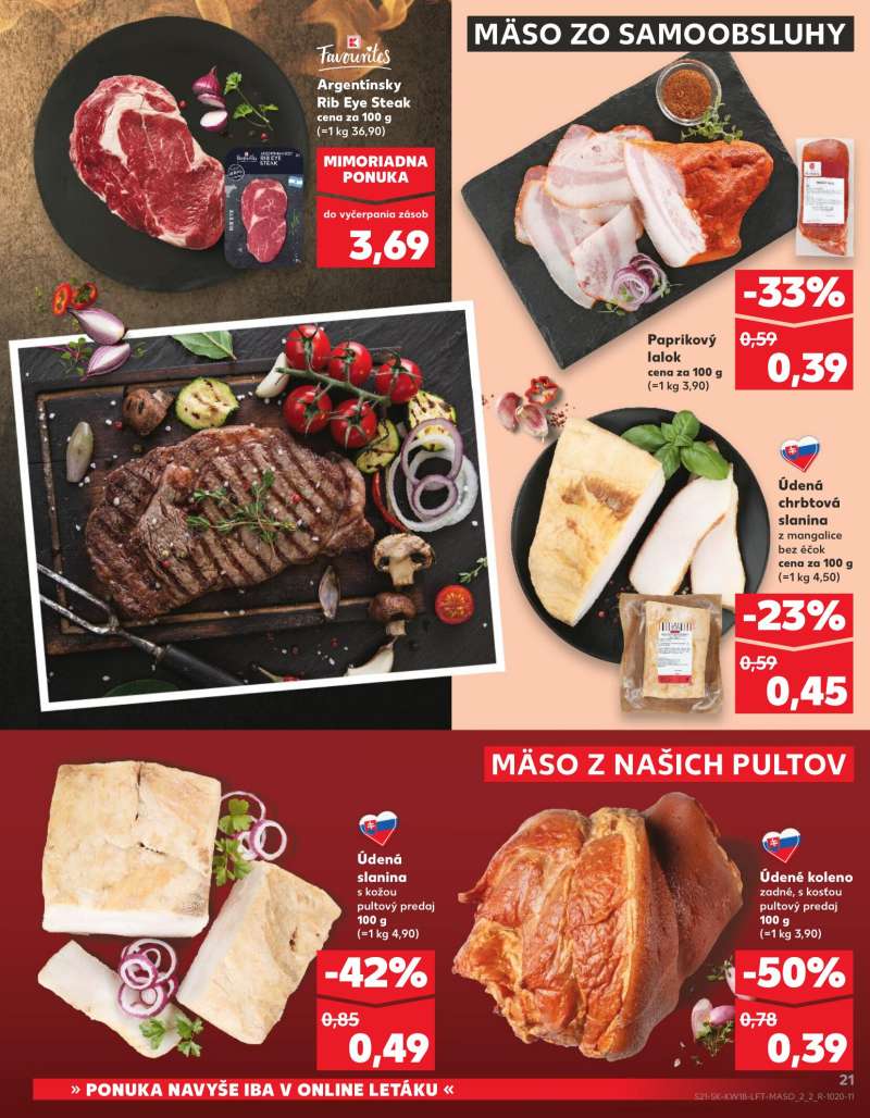 Kaufland Szlovákia Akciós Újság 21 oldal