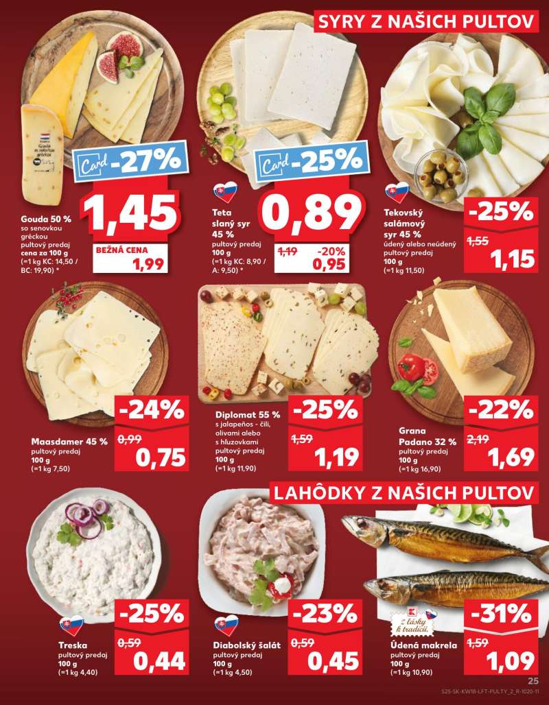 Kaufland Szlovákia Akciós Újság 25 oldal