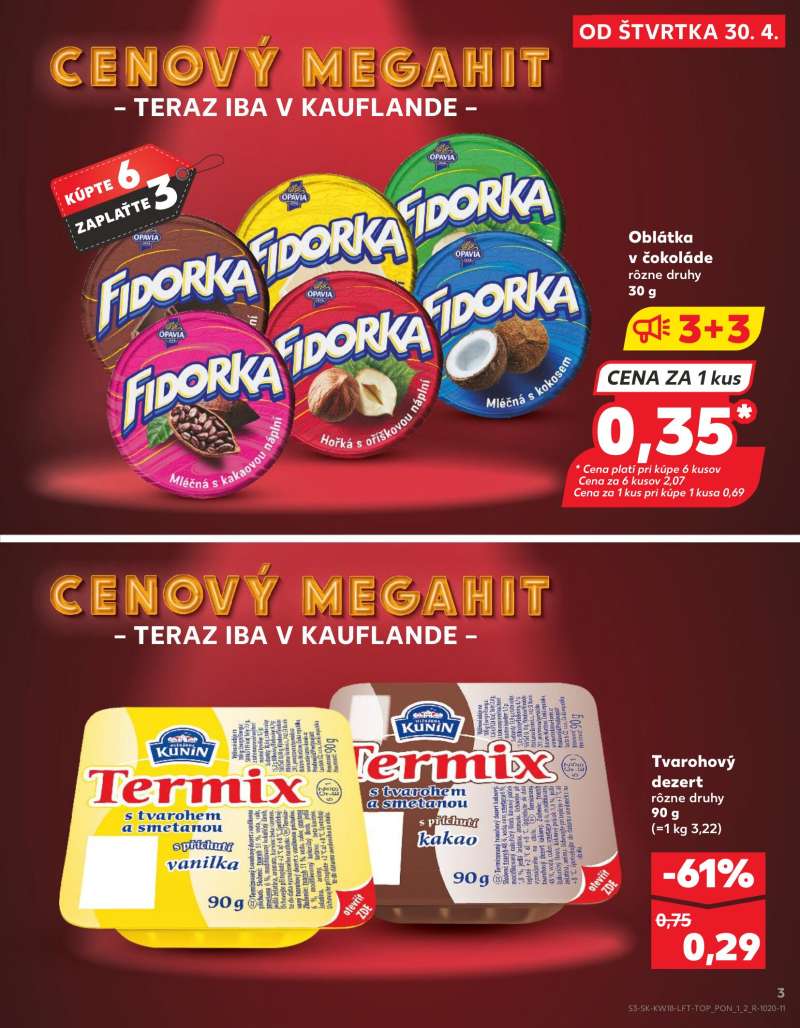 Kaufland Szlovákia Akciós Újság 3 oldal