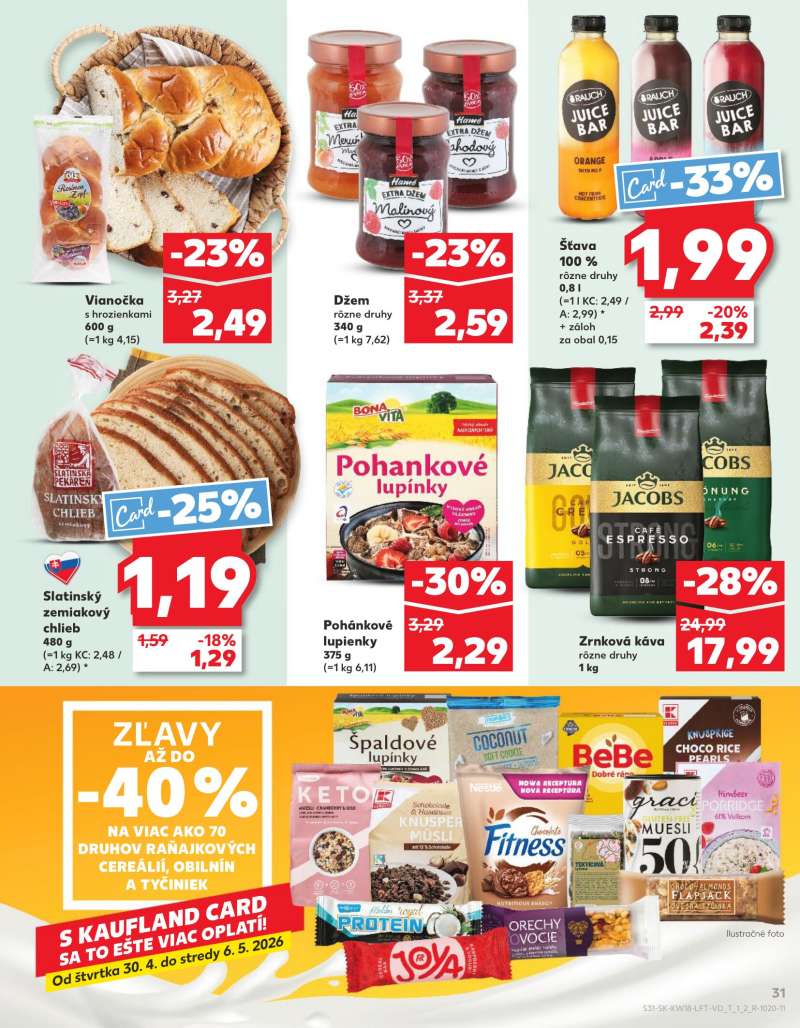 Kaufland Szlovákia Akciós Újság 31 oldal