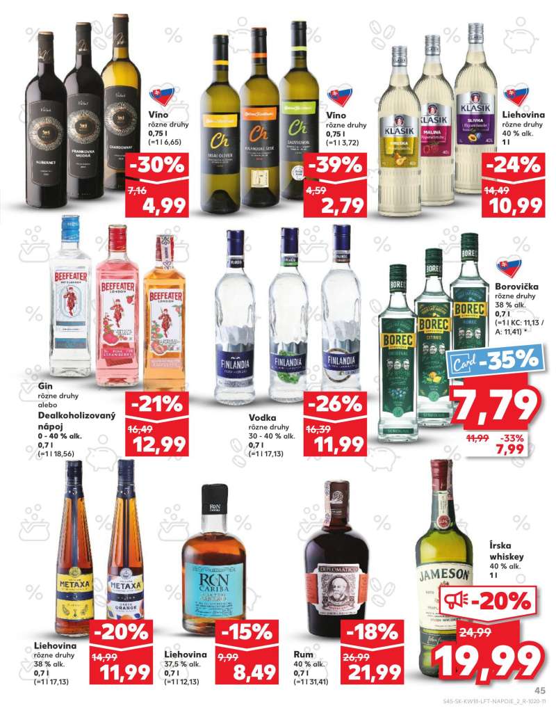 Kaufland Szlovákia Akciós Újság 45 oldal