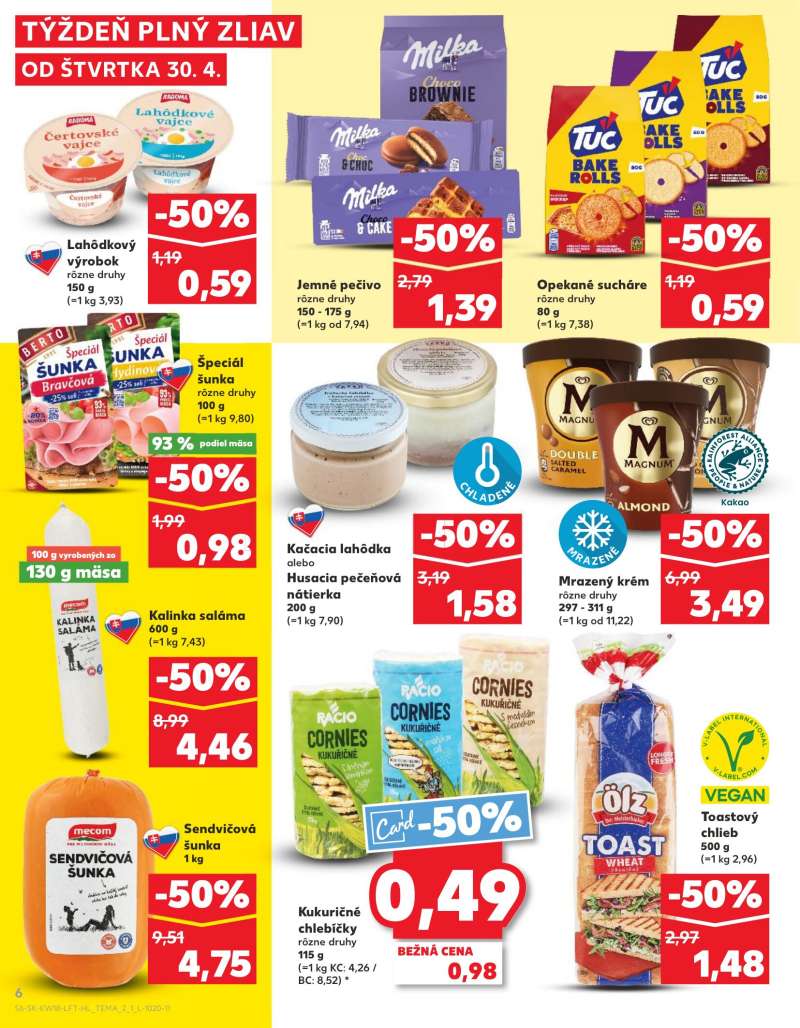 Kaufland Szlovákia Akciós Újság 6 oldal