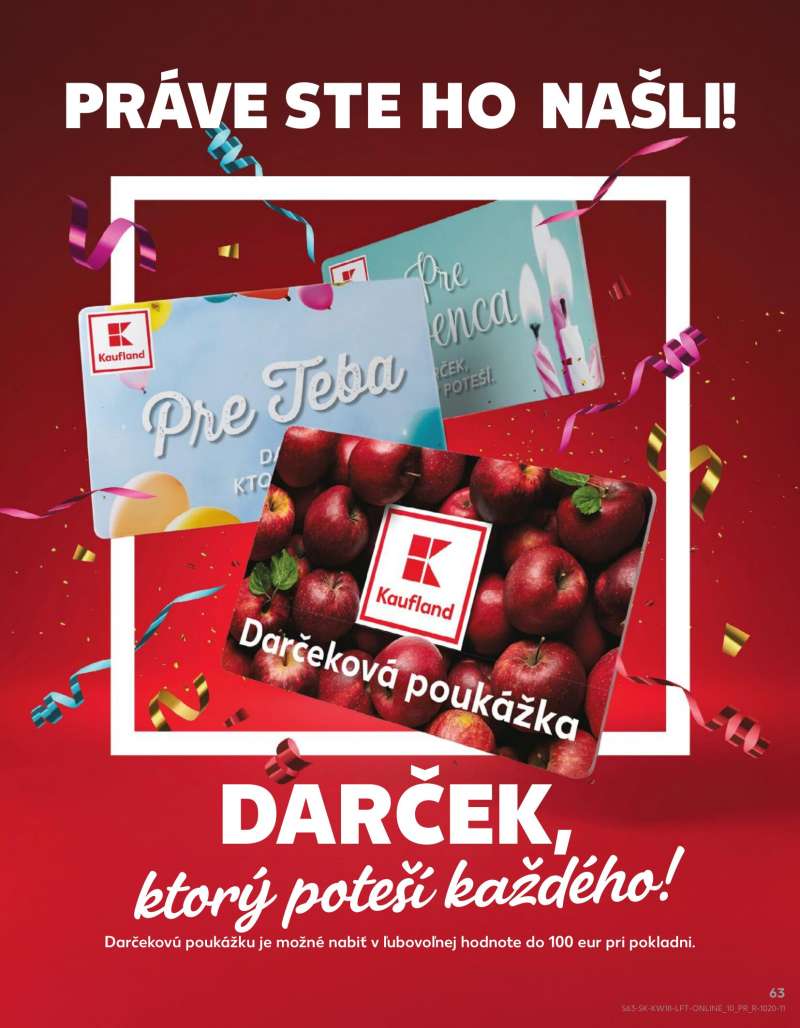 Kaufland Szlovákia Akciós Újság 63 oldal