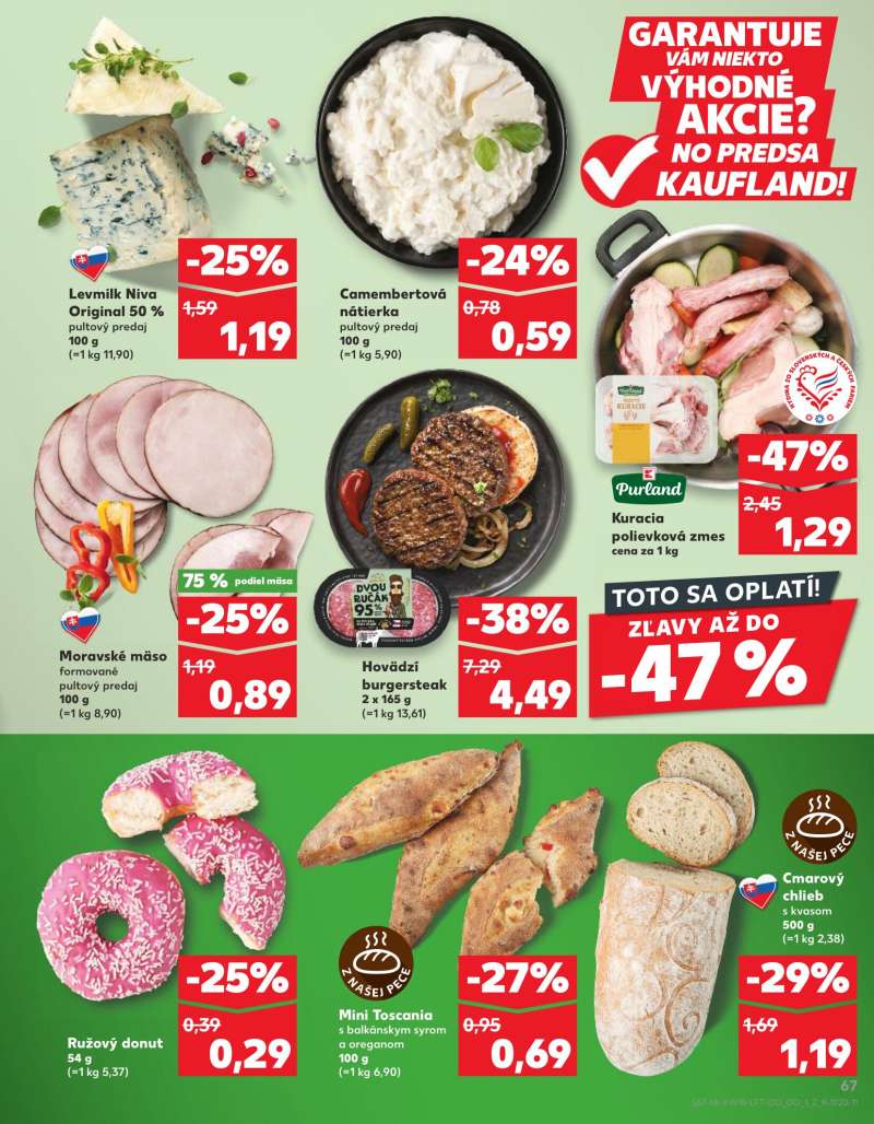 Kaufland Szlovákia Akciós Újság 67 oldal
