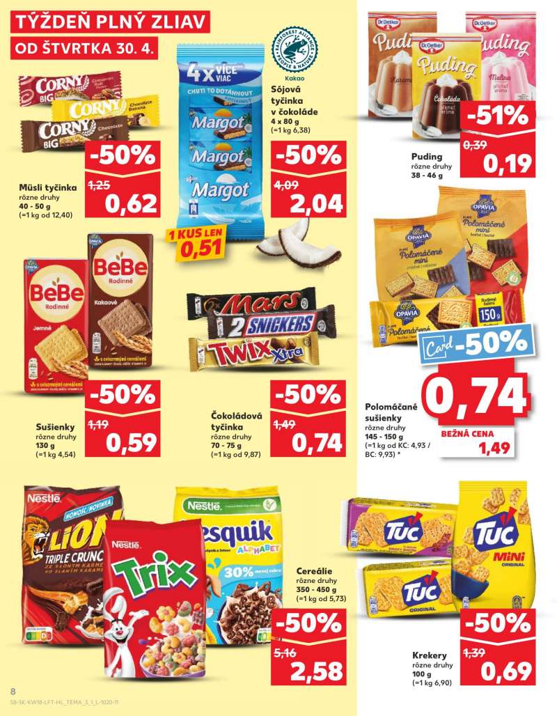 Kaufland Szlovákia Akciós Újság 8 oldal