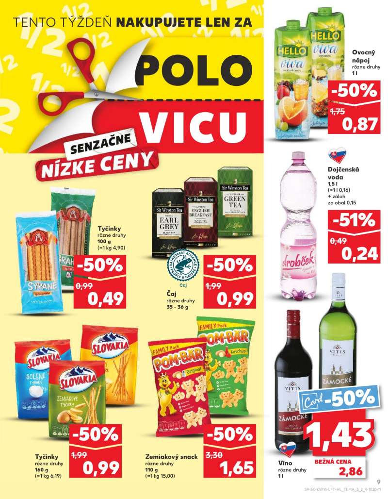 Kaufland Szlovákia Akciós Újság 9 oldal