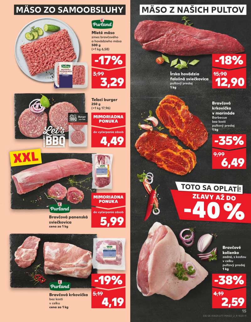 Kaufland Szlovákia Akciós Újság 15 oldal
