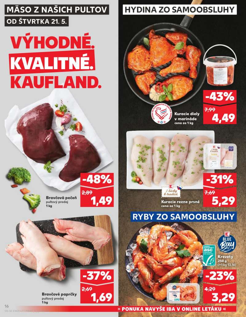 Kaufland Szlovákia Akciós Újság 16 oldal