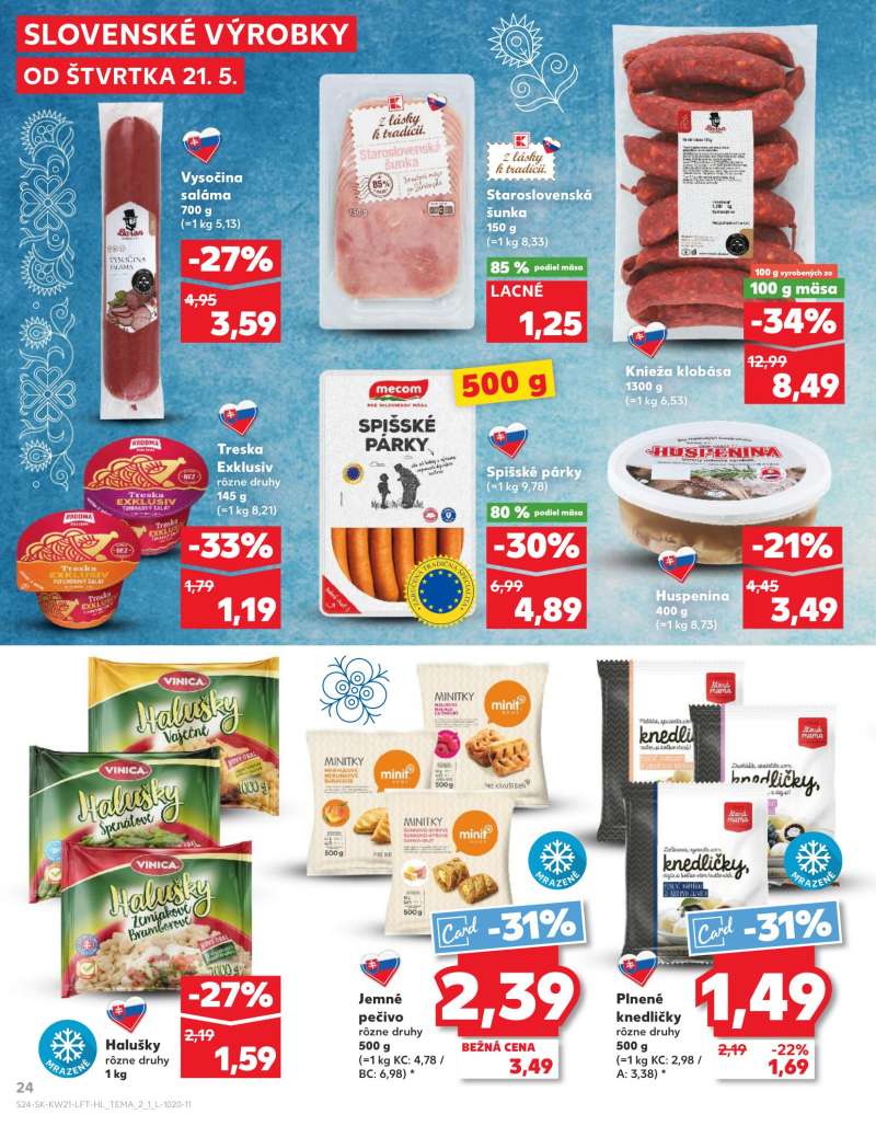 Kaufland Szlovákia Akciós Újság 24 oldal