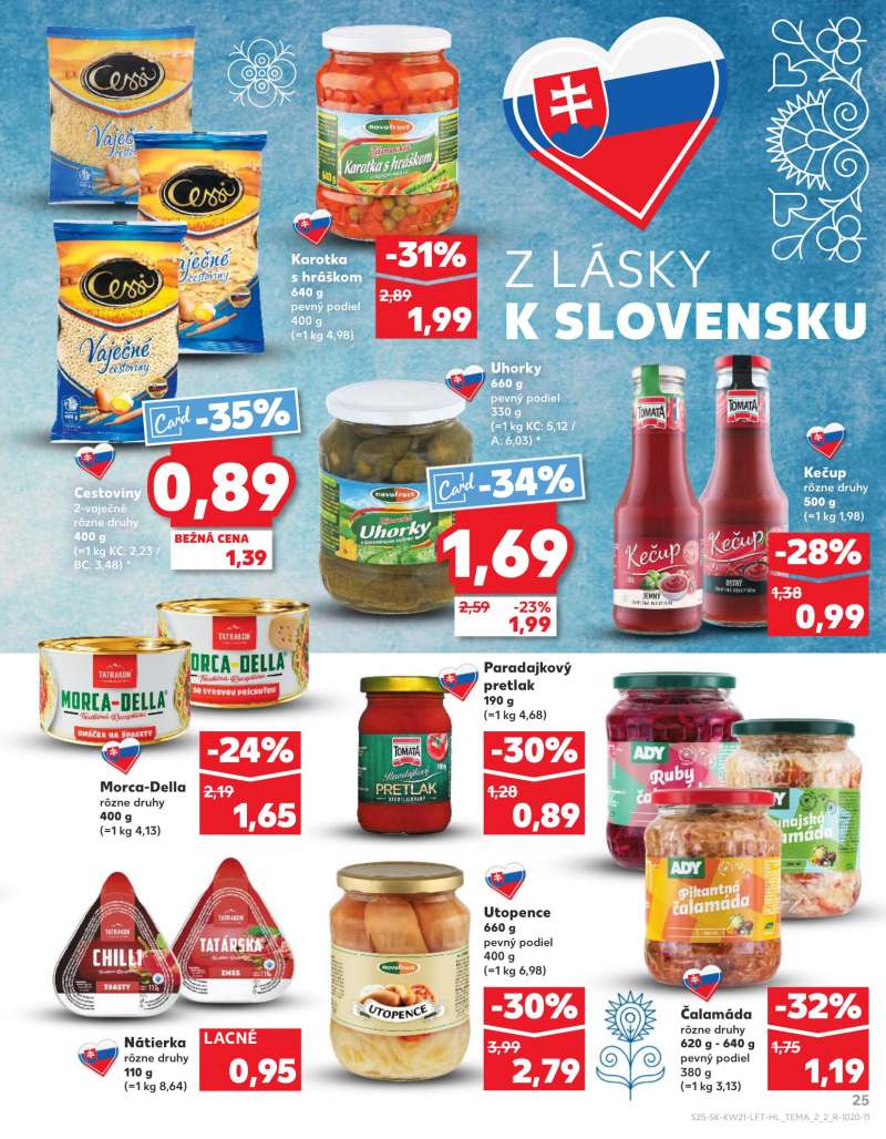 Kaufland Szlovákia Akciós Újság 25 oldal
