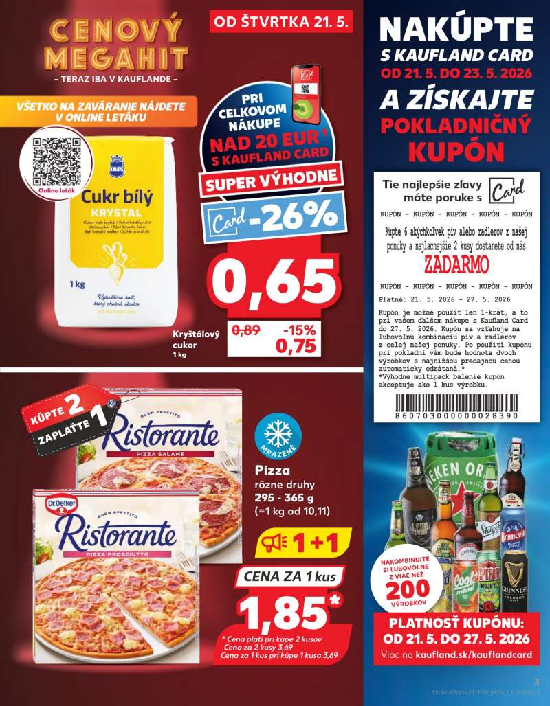 Kaufland Szlovákia Akciós Újság 3 oldal