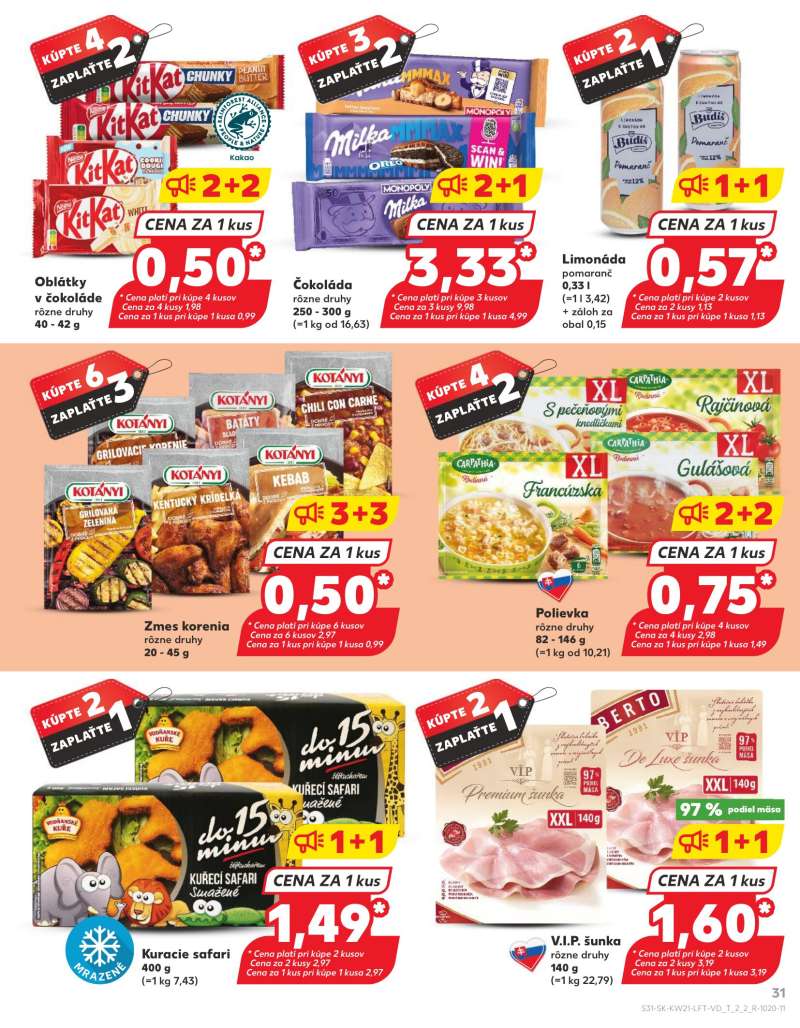 Kaufland Szlovákia Akciós Újság 31 oldal
