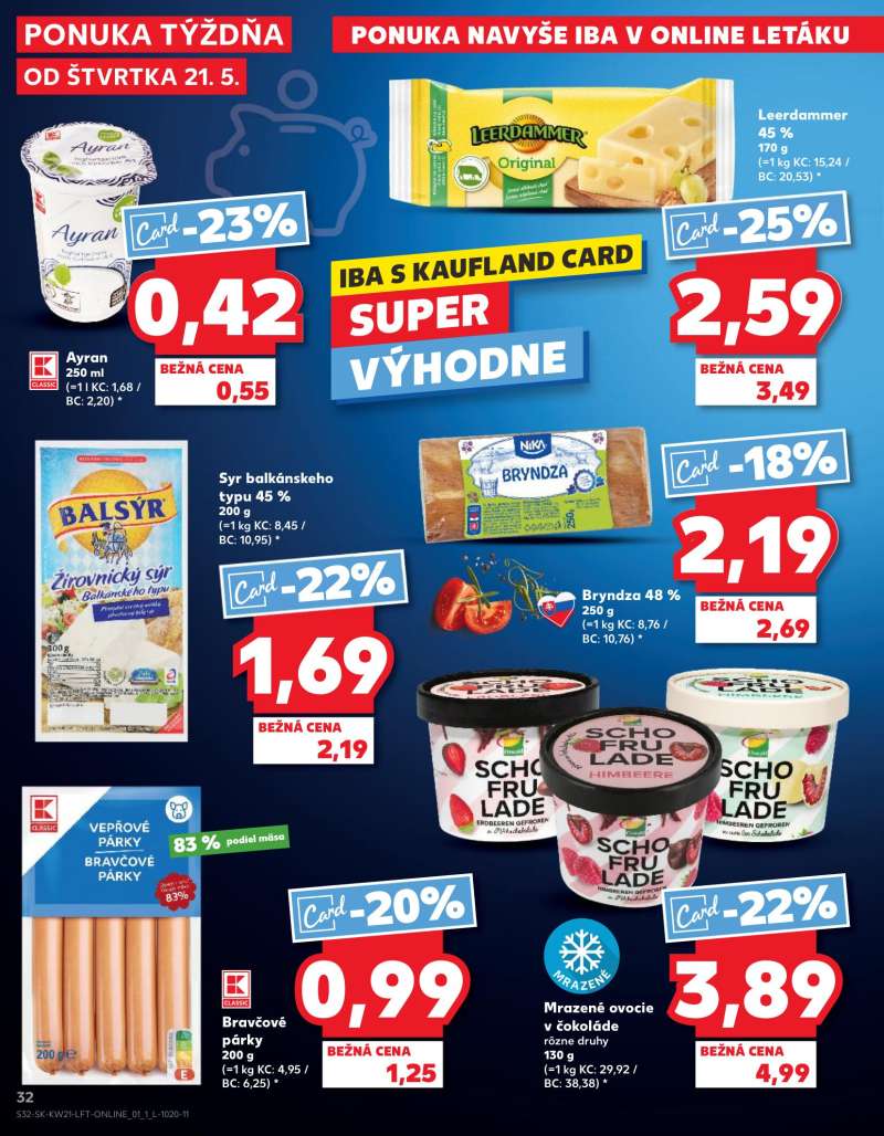 Kaufland Szlovákia Akciós Újság 32 oldal