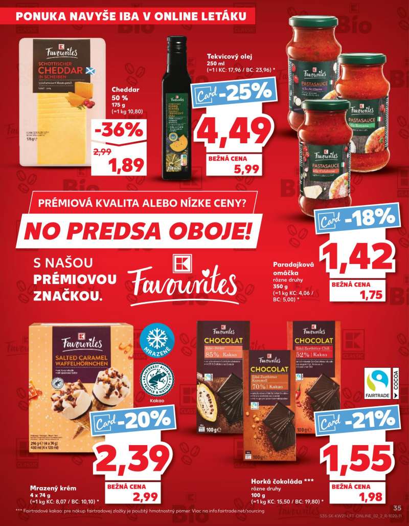 Kaufland Szlovákia Akciós Újság 35 oldal