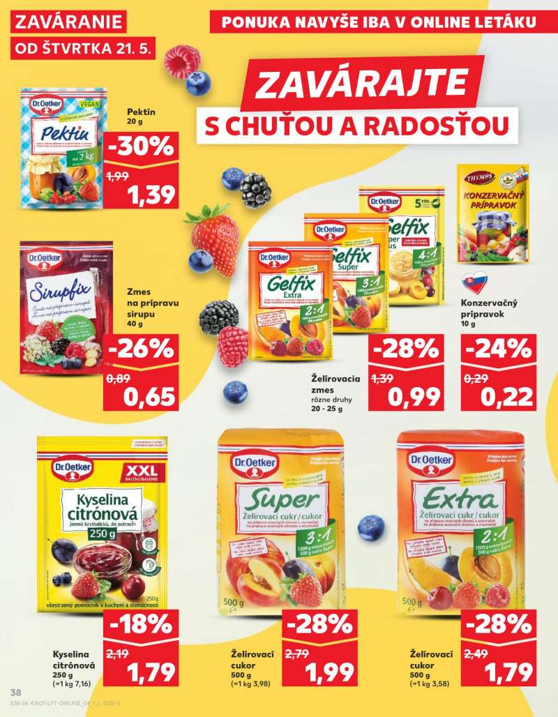 Kaufland Szlovákia Akciós Újság 38 oldal