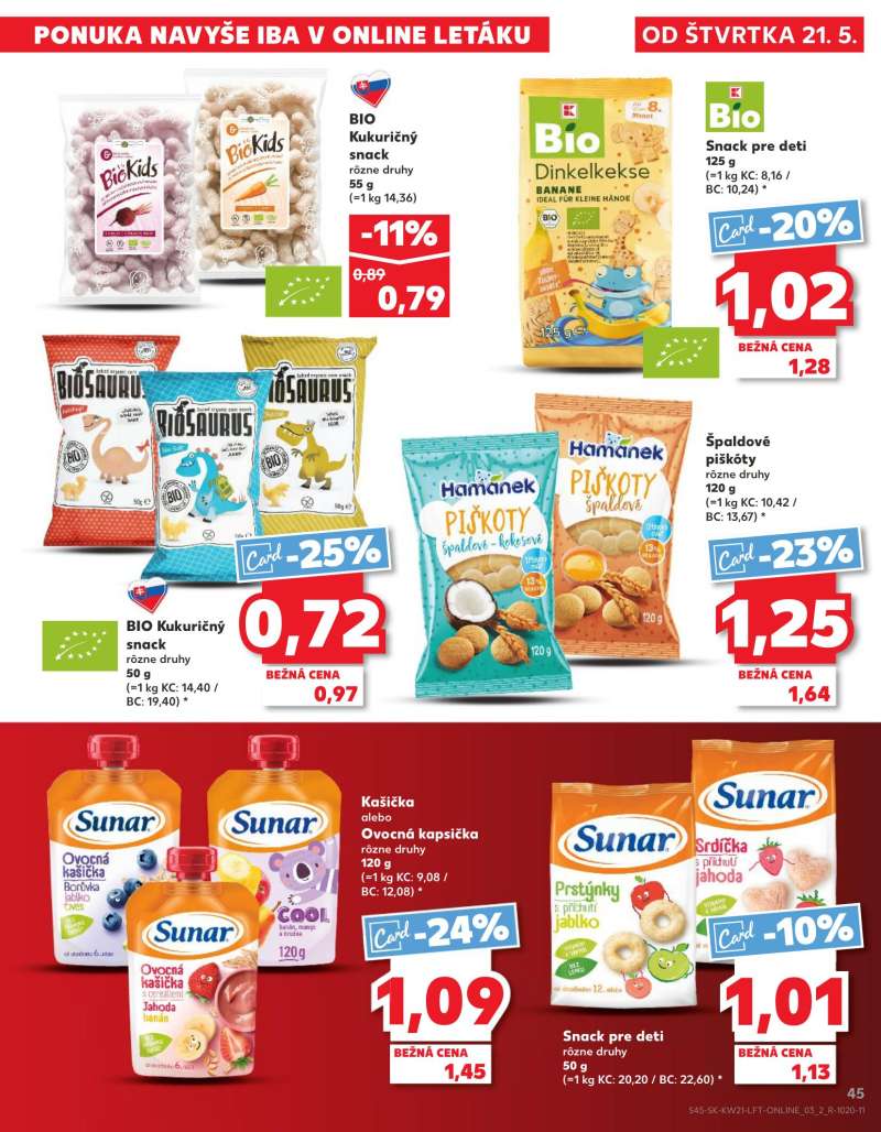 Kaufland Szlovákia Akciós Újság 45 oldal