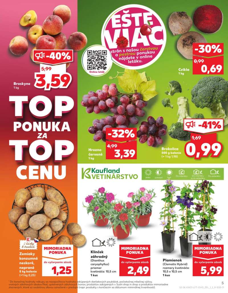 Kaufland Szlovákia Akciós Újság 5 oldal