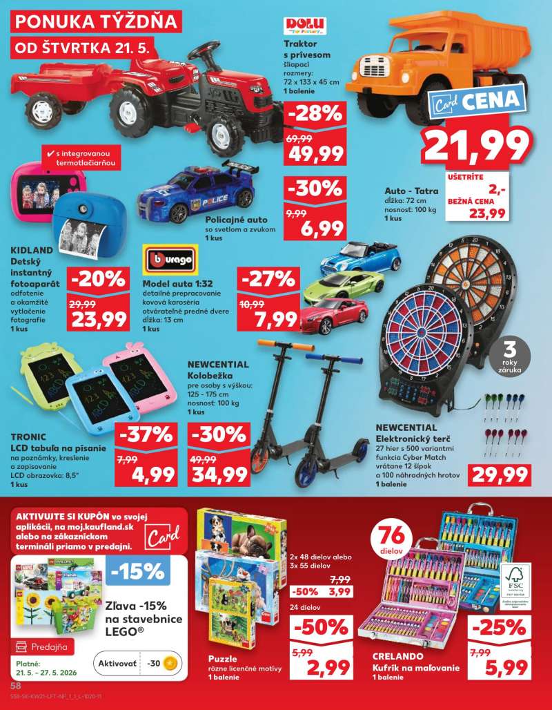 Kaufland Szlovákia Akciós Újság 58 oldal