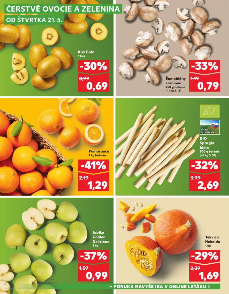 Kaufland Szlovákia Akciós Újság 6 oldal