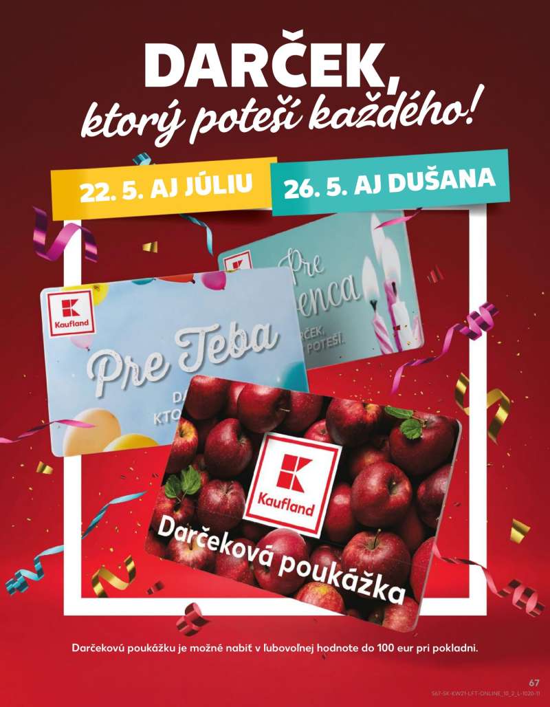 Kaufland Szlovákia Akciós Újság 67 oldal