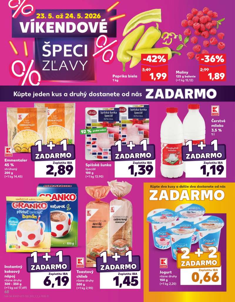 Kaufland Szlovákia Akciós Újság 68 oldal