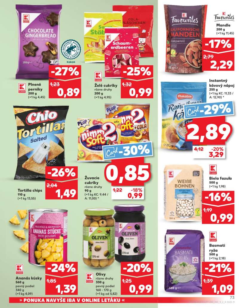 Kaufland Szlovákia Akciós Újság 73 oldal