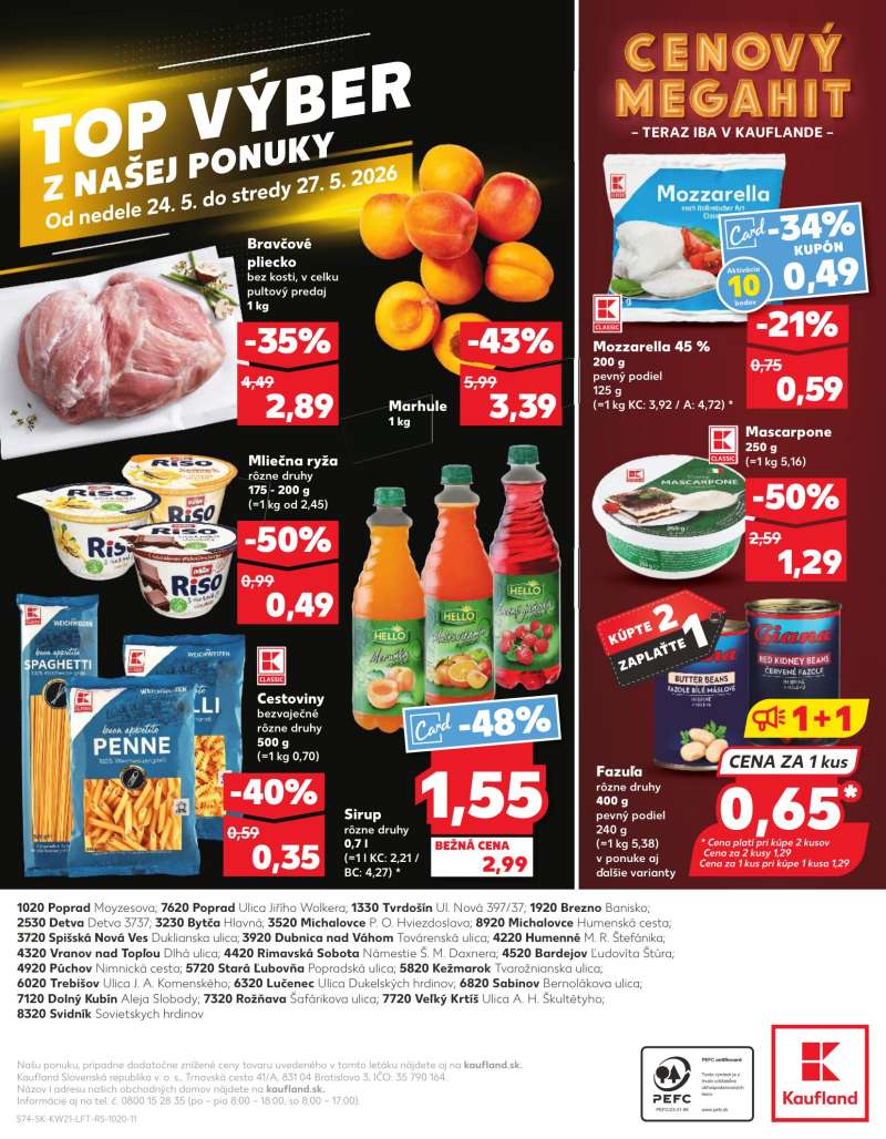 Kaufland Szlovákia Akciós Újság 74 oldal