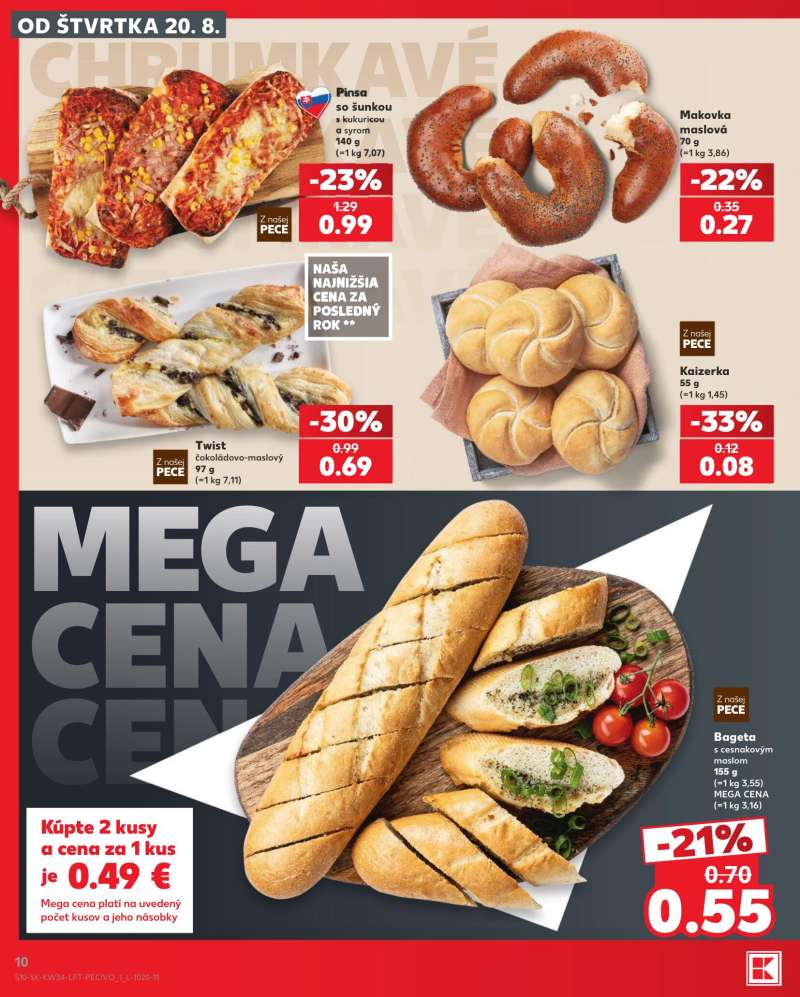 Kaufland Szlovákia Akciós Újság 10 oldal