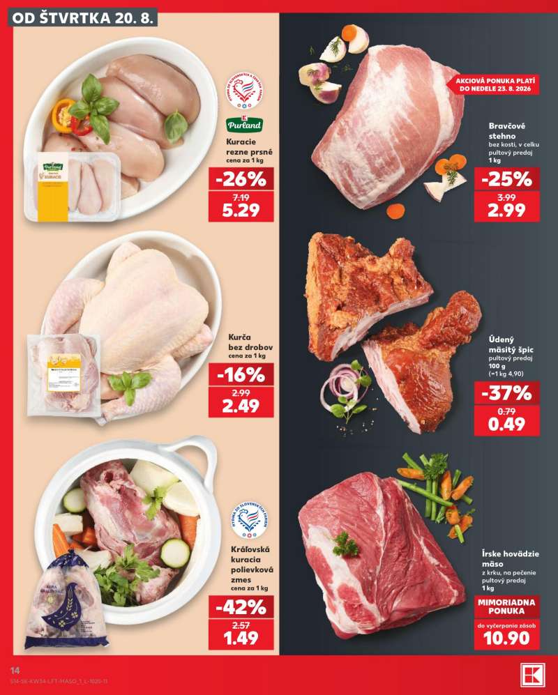 Kaufland Szlovákia Akciós Újság 14 oldal