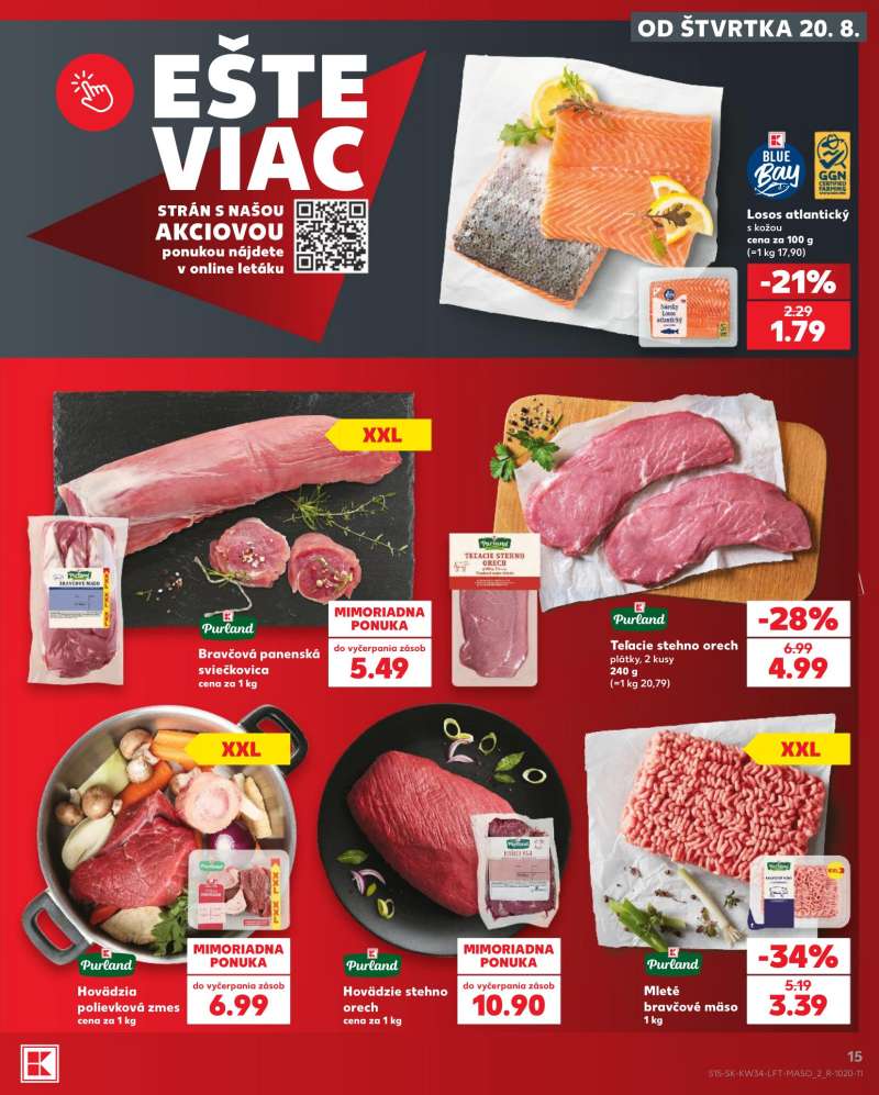 Kaufland Szlovákia Akciós Újság 15 oldal