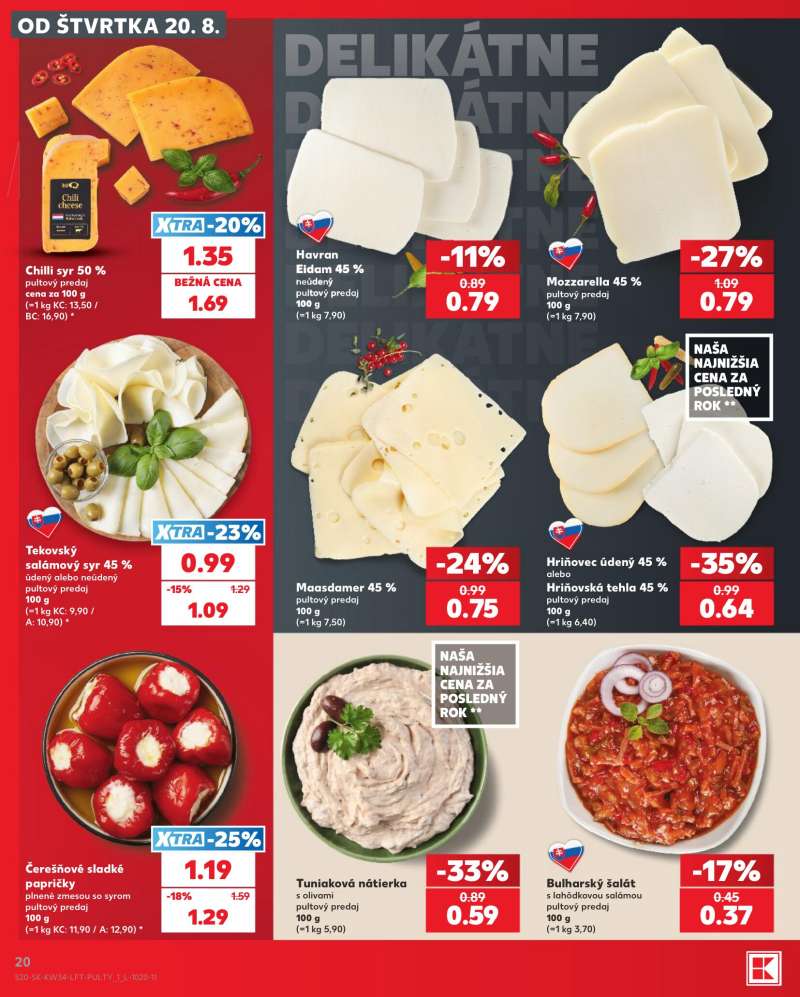 Kaufland Szlovákia Akciós Újság 20 oldal